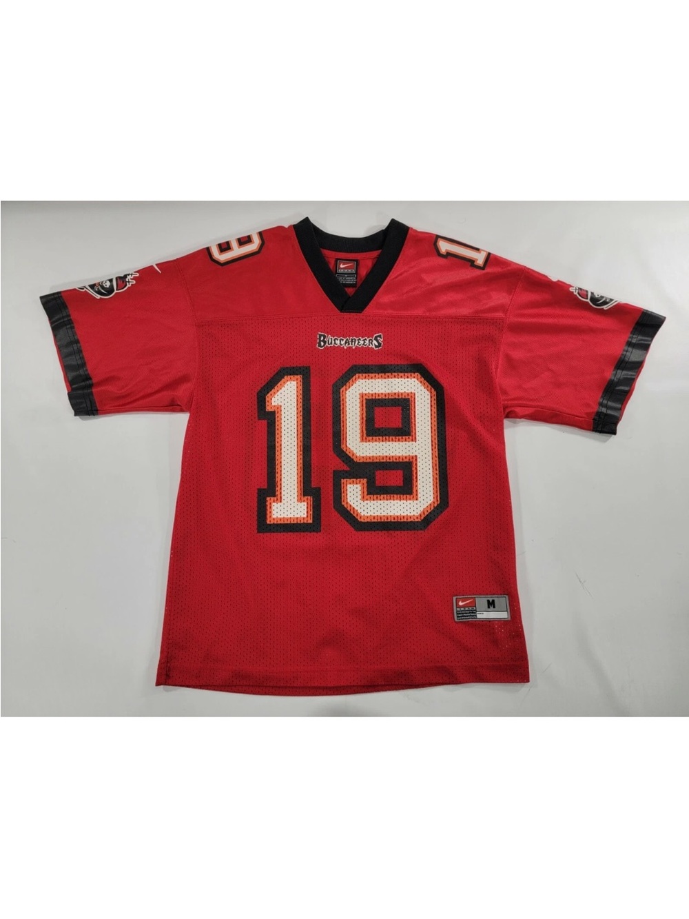 Nike Youth M Red Tampa Bay Buccaneers #19 K. Johnson Football Jersey
